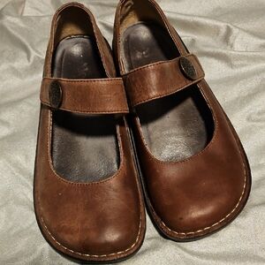 Alegria Leather Mary Jane Shoes